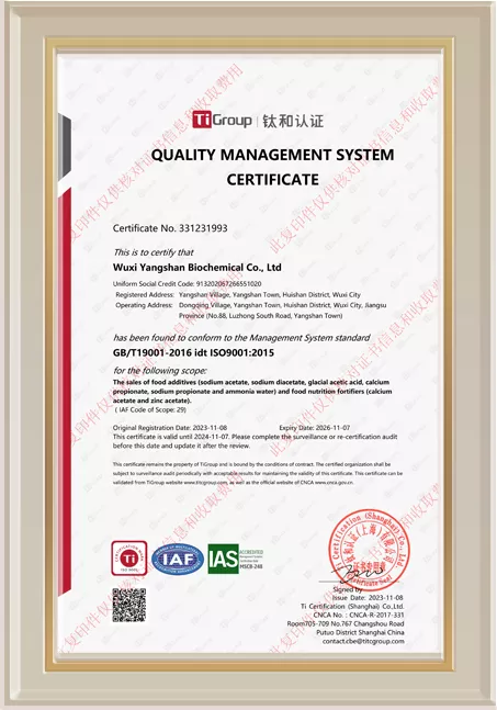 ISO9001 Certificate
